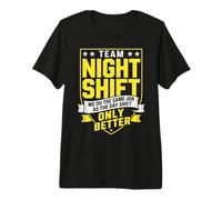 Team Warehouse Night Shift Logistics Overnight Crew Premium T-Shirt