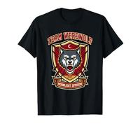 Team Werewolf 1997 Enthusiast Crescent Halloween Fun Value Graphic T-Shirt