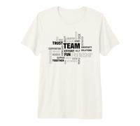 Team Word Cloud Design Motivational Group Unity Typography Premium T-Shirt