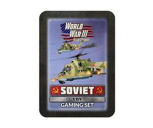 Team Yankee World War III Soviet VDV Gaming Set - Dice and Token Set