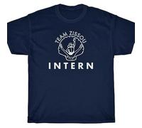 Team Zissou Intern T-Shirt - Wes Life Anderson Aquatic Navy XL