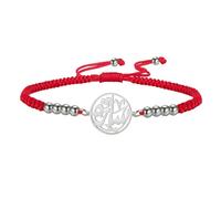 TEAMER Islam Muslim Quran Bracelet Beads Charm Wax Rope Ayatul Kursi Bracelet Arabic Calligraphy Ramadan Eid Allah Jewelry For Women, 24*20mm, Stainless Steel, no gemstone