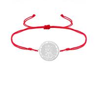 TEAMER Wax Rope Saint Michael Bracelet St. Michael Bracelet The Great Protector Archangel Amulet Religious Jewelry For Women, 20*20mm, Stainless Steel, no gemstone