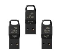 TEAMGROUP 64GB 3Pack S5 USB 3.2 Gen 1 (USB 3.1/3.0) Up to 100MB/s Flash Thumb Drive, External Data Storage Memory Stick Compatible with Computer/Laptop/Desktops/PC,Type-A,COB Tech,Hang Hole