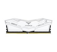 TeamGroup Delta RGB 32GB (2X16GB) DDR5 PC5-44800C30 6000MHz Dual Channel Kit - White (FF4D532G6000HC30DC01)