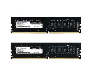 TEAMGROUP Elite DDR4 32GB Kit (2 x 16GB) 3200MHz (PC4-25600) CL22 Unbuffered Non-ECC 1.2V UDIMM 288 Pin PC Computer Desktop Memory Module Ram Upgrade - TED432G3200C22DC01