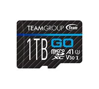 TEAMGROUP GO Card 1TB Micro SDXC UHS-I U3 V30 4K, R/W up to 100/90 MB/s for GoPro &Action Cameras High Speed Flash Memory Card for Outdoor, Sports, 4K Shooting, GoPro &Insta360 TGUSDX1TU302