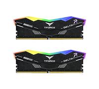 TEAMGROUP T-Force Delta Alpha RGB DDR5 Ram 64GB Kit (2x32GB) 6000MHz (PC5-48000) CL38 Intel XMP 3.0 & AMD Expo Compatible Desktop Memory Module Ram Black FF7D564G6000HC38JDC01