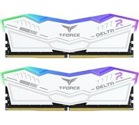 TEAMGROUP T-FORCE DELTA RGB 32 GB 7200 MHz DDR5 Memory Kit - 16 GB x 2, White