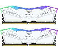 TEAMGROUP T-FORCE DELTA RGB 32 GB 8000 MHz DDR5 Memory Kit - 16 GB x 2, White
