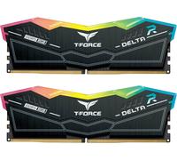 TeamGroup T-Force Delta RGB 64GB (2x32GB) 6000MHz C38 DDR5 AMD EXPO & Intel XMP 3.0 Memory Kit - Black- FF3D564G6000HC38ADC01
