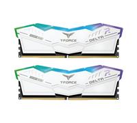 TEAMGROUP T-Force Delta RGB DDR5 Ram 32GB (2x16GB) 6000MHz PC5-48000 CL30 White