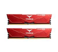 TEAMGROUP T-Force Vulcan DDR5 32GB (2x16GB) 6000MHz (PC5-48000) CL38 Intel XMP 3.0 & AMD Expo Compatible Desktop Memory Module Ram Red FLRD532G6000HC38JDC01