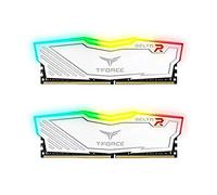 TEAMGROUP Team T-Force Delta RGB DDR4 Gaming Memory, 2 x 8 GB, 3200 Mhz, 288 Pin DIMM, White