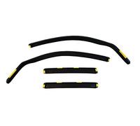 TeamHEKO Wind deflectors 4pc set HEKO Tinted new compatible with BMW X3 G01 SUV 2017-up