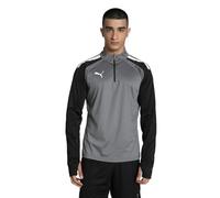 Puma teamLIGA 1 4 Zip Training Top Grey