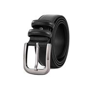 TEAMMAO Mens Belt 33"-71" Plus Size Leather Waist Belt Business Casual Work Jeans Black Belts 1.49 Inch Wide.(Black,Waist:61"-63")
