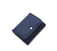 TEAMOT Wallet Female 2016 New Crown Lady Short Women Wallets Mini Money Purses Fold PU Leather Bags Female Coin Purse Card Holder-black_China