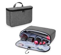 Teamoy Dyson Styler Carrying Case with Top Pocket and Hanging Hook, Grey