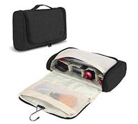 Teamoy Travel Carrying Case Compatible with Dyson Airwrap Styler, Portable Organiser with Hanging Hook for Dyson Hair Dryer Styler and Attachments, Black