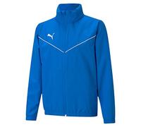 Puma Boys teamRISE All Weather Jacket Electric Blue Lemonade 11/12Y