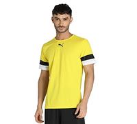 Puma Mens teamRISE Training Jersey Cyber Yellow/Puma Black/Puma White L