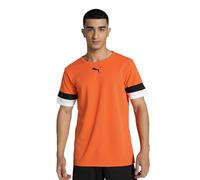 Puma Mens teamRISE Training Jersey Golden Poppy/Puma Black/Puma White S