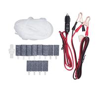TeamSky Air Pump Check Valve Bubble Stone Accessory Kit for Oxygenation Hydroponics Fish Farming