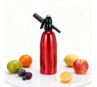 TeamSky Sparkling Water Maker - Aluminum Soda Siphon for Homemade Carbonated Drinks - DIY Soda Water Machine for Home, Kitchen, Bar - Compatible with 8g CO2 Cartridges (Not Included)