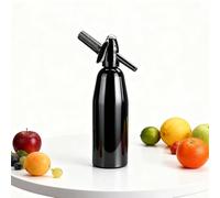 TeamSky Sparkling Water Maker - Aluminum Soda Siphon for Homemade Carbonated Drinks - DIY Soda Water Machine for Home, Kitchen, Bar - Compatible with 8g CO2 Cartridges (Not Included)