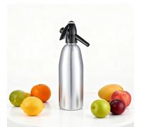 TeamSky Sparkling Water Maker - Aluminum Soda Siphon for Homemade Carbonated Drinks - DIY Soda Water Machine for Home, Kitchen, Bar - Compatible with 8g CO2 Cartridges (Not Included)