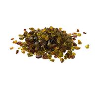 Teamson Home 4Kg Tempered Fire Glass, Lava Rocks For Outdoor Fire Pit, Garden Accessories - Amber Yellow