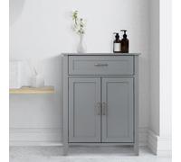 Teamson Home Wooden Bathroom Furniture Floor Cabinet Grey EHF-F0018 - Grey
