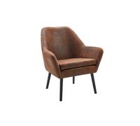 Teamson Home Divano Accent Chair, Modern Armchair in Brown with