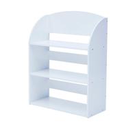 Teamson Home Fantasy Fields - Plain Kids 3 Shelf Bookcase - White
