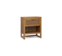 Teamson Home Hatteras Bedside Table with Drawer & Open Shelf in Natural Teamson Home Natural