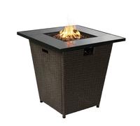 Teamson Home HF30200AA UK Gas Fire Pit With Cover