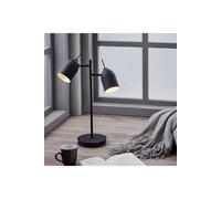 Mason Table Lamp With Double Spotlight Teamson Home Black One Size