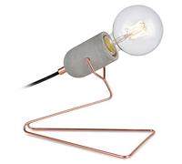 Teamson Home Pettit Table Lamp, Reading Desk Light, Modern Lighting in Rose Gold