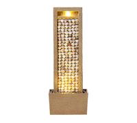 Teamson Home Brown Seashells Water Outdoor Fountain 36 inch - Size: 91.95 x 21.59 x 33.78cm - Wilko