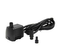 Teamson Home Water Pump for Fountains, Garden Ponds, and Birdbaths, 119 GPH, 2.5 Inch Length, Black