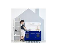 Teamson Kids Blue Kids Toy Kitchen Wooden Cooker Children Imitation Play Teamson Kids Blue