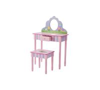 Fantasy Fields By Teamson Childrens Play Wooden Vanity Table, Stool