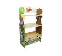 Teamson Kids Fantasy Fields Dinosaur Kingdom Bookshelf Brown