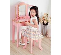 Teamson Kids Fantasy Fields Polka Dot Vanity Set Pink