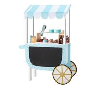 Teamson Kids Ice Cream Cart Play Set with Accessories Teamson Kids Multicolor
