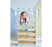 Teamson Kids Kids Wooden Bakery Play Stand, Pretend Play Shop with Accessories in Mint Teamson Kids Mint