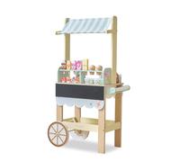 Teamson Kids Kids Wooden Ice Cream Stand with 32 Accessories Teamson Kids Multicolor
