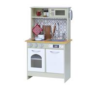 Teamson Kids Little Chef Boston Modern Farmhouse Wooden Kitchen