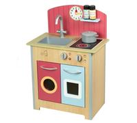 Teamson Kids - Little Chef Porto Classic Play Kitchen Wood TD - 13595C New Boxed